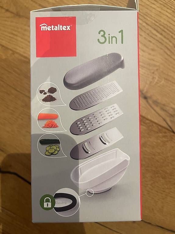 Elettrodomestici da cucina: Käsereibe Neu metaltex – Nuovo e nell'imballaggio originale da Laufen venduto da car_2fnm 1