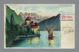 1899, CHILLON, METEOR/GEGEN DAS LICHT HALTEN, SCHÖNE LITO