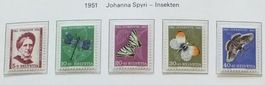 1951, Nr. J138-142 Pro Juventute Satz,  postfrisch