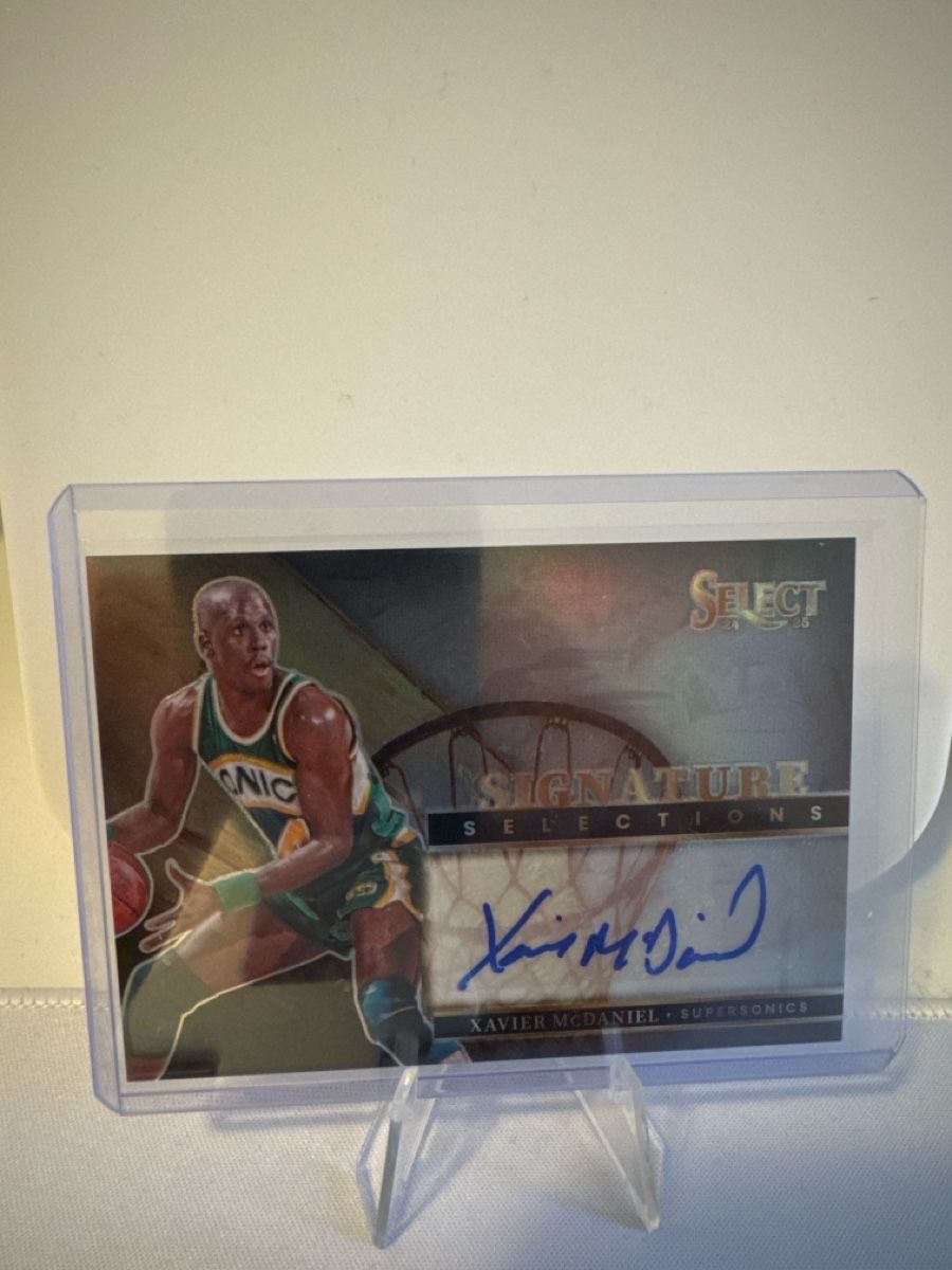 Panini Carte collezionabili: Panini Select Xavier McDaniel Basketball auto – Usato da Dulliken venduto da alpi.cards