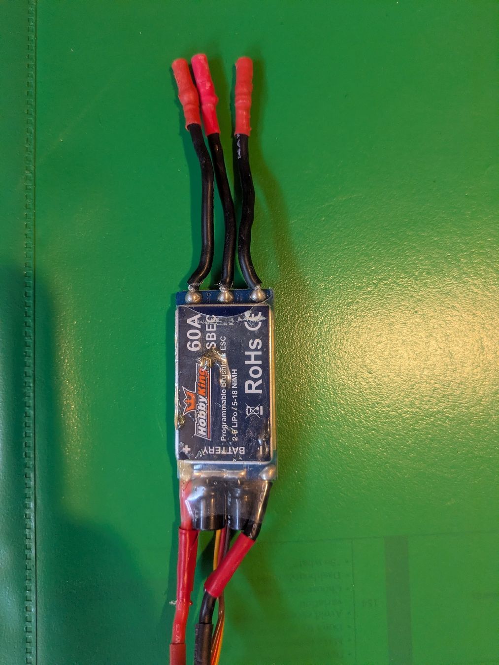 Modellismo RC: HobbyKing 60A SBEC ESC - Programmable - RC Part. – Usato da Wohlen AG venduto da Tud_pyl8