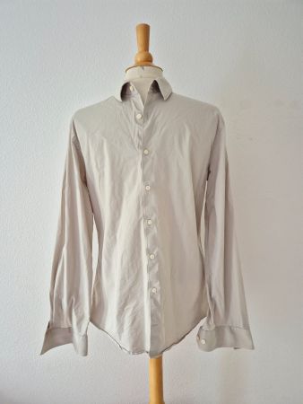 HEMD TIGER OF SWEDEN BEIGE FILBRODIE 42 EXTRA SLIM TOP