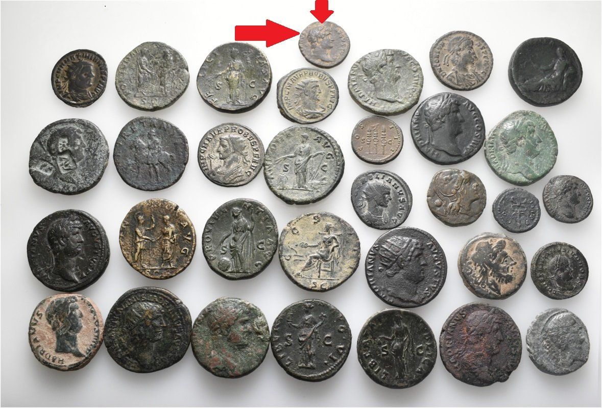 Alle Münzen: HADRIAN quadrans – Gebraucht aus La Sarraz von classicworldcoins 2