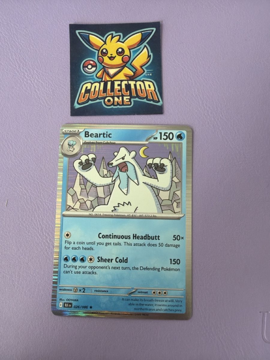 Pokémon Carte collezionabili: Pokemon Beartic Holo 026/086 – Nuovo (secondo la descrizione) da Lommiswil venduto da CollectorOne