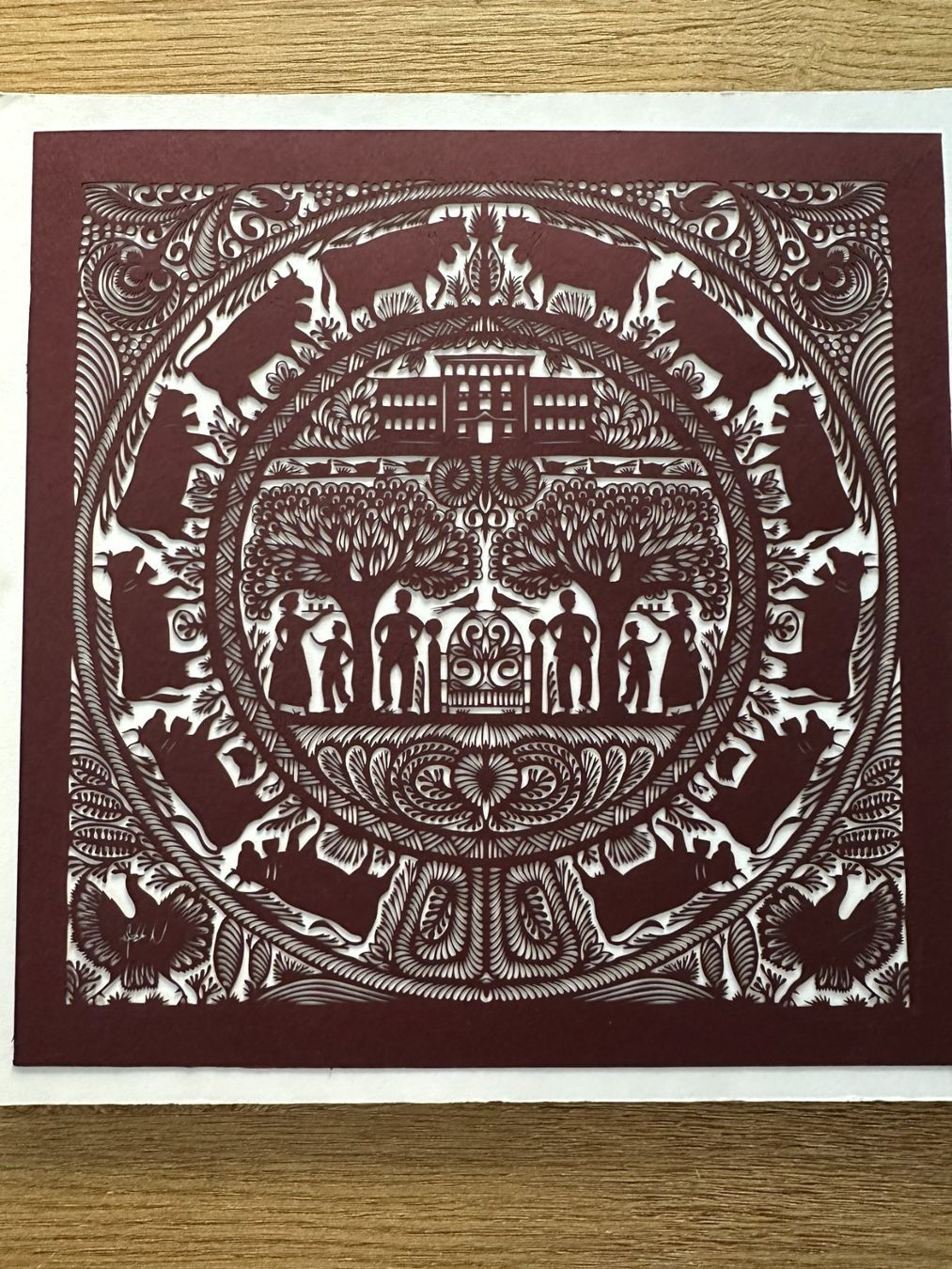 Grafica & Litografie: Scherenschnitt, découpage traditionnel Suisse – Usato da Lausanne venduto da gio_vintage17