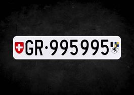 GR Autonummer/Kontrollschild