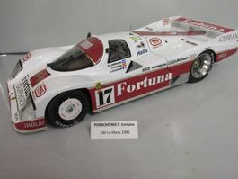 PORSCHE 962LH #17 " FORTUNA " 24h Le Mans 1986 UH 1:18 OVP !