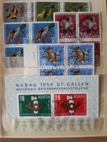 Briefmarken Schweiz. A6 Album mit guten Blöcken und 4er-Blö.
