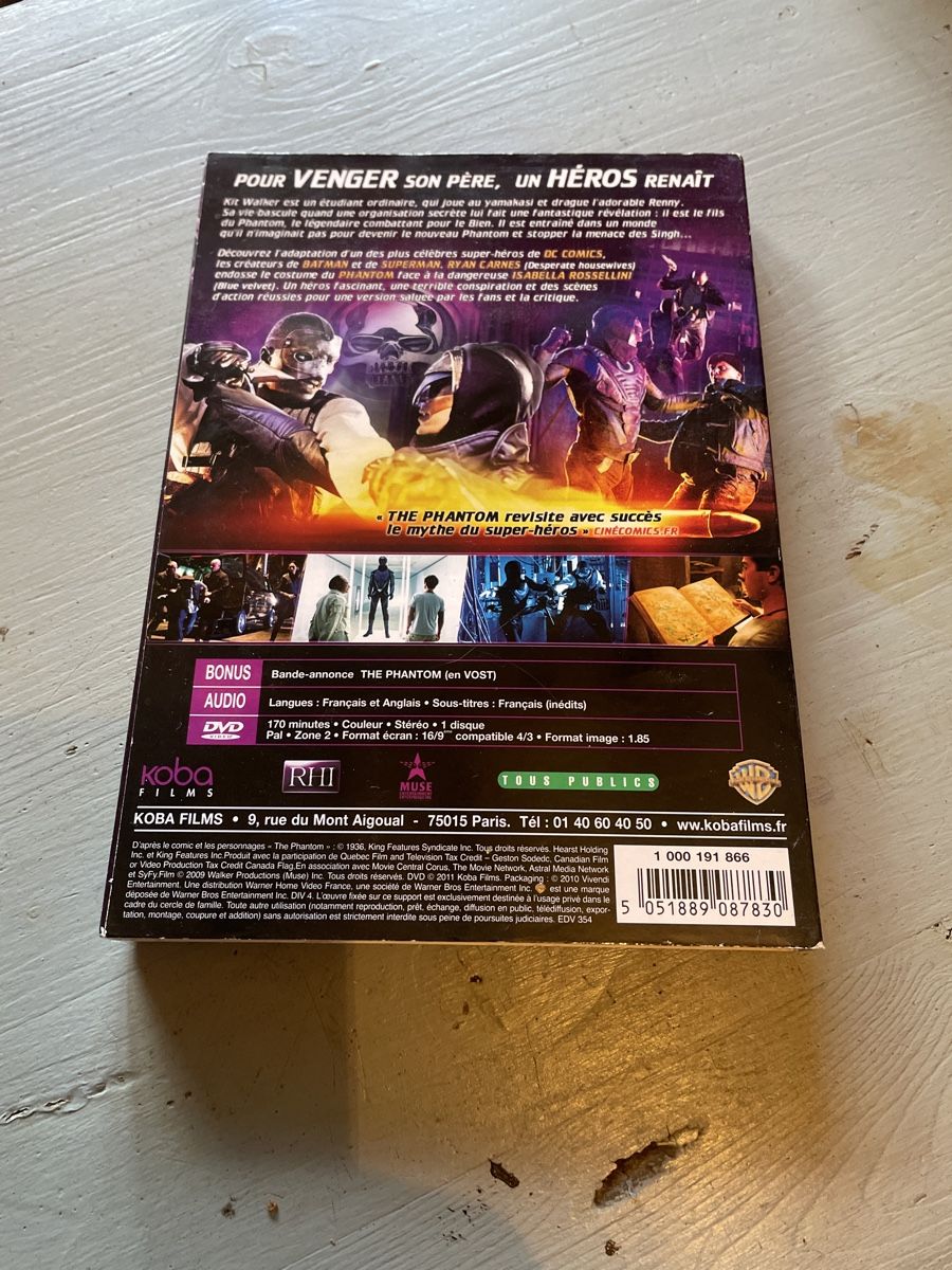 Tutti i DVDs: DVD phantom le mal a un nouvel ennemi  – Usato da moudon venduto da faucheur2 1