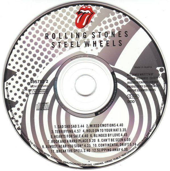 CDs: Rolling Stones – Steel Wheels – Gebraucht aus St.Gallen von jalamusic 2