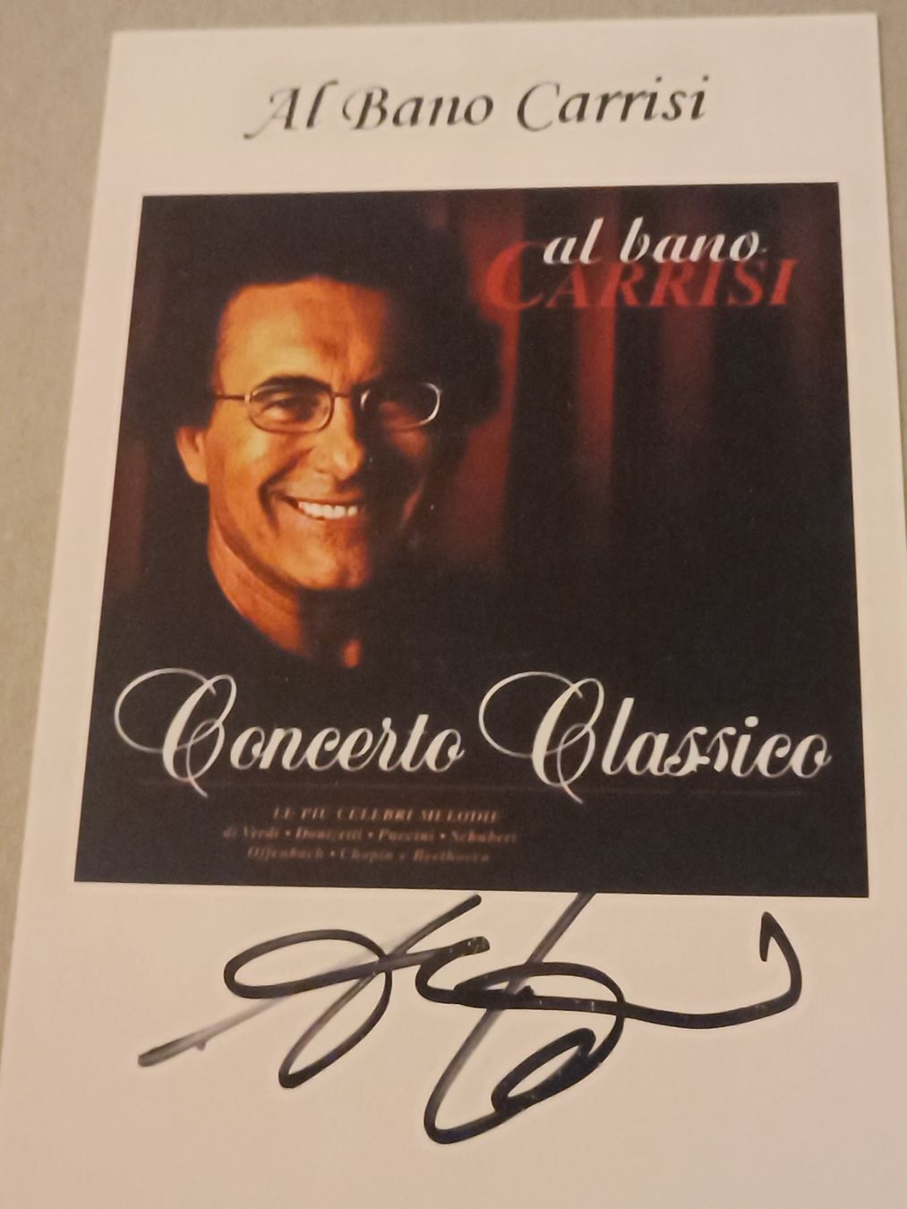Autographes: Al Bano - handsigniert – D'occasion à Menziken par Artographs