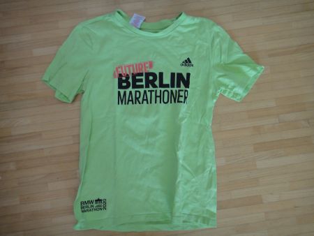 Adidas T-shirt Berlin Marathon grün, Grösse 152 cm
