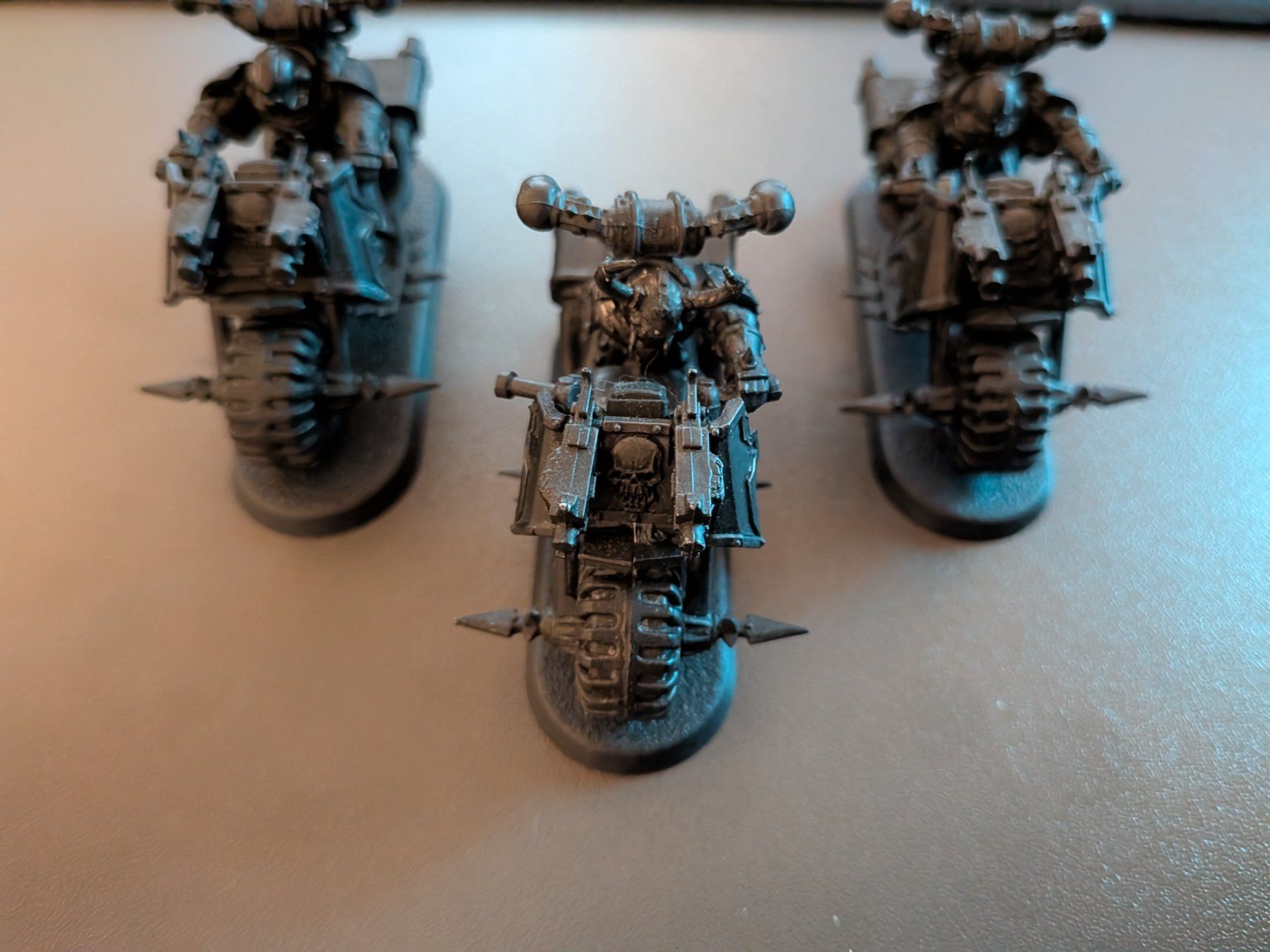Kit di modellismo & Modellini statici: Warhammer 40K Chaos Biker – Usato da Wangs venduto da rhodinium