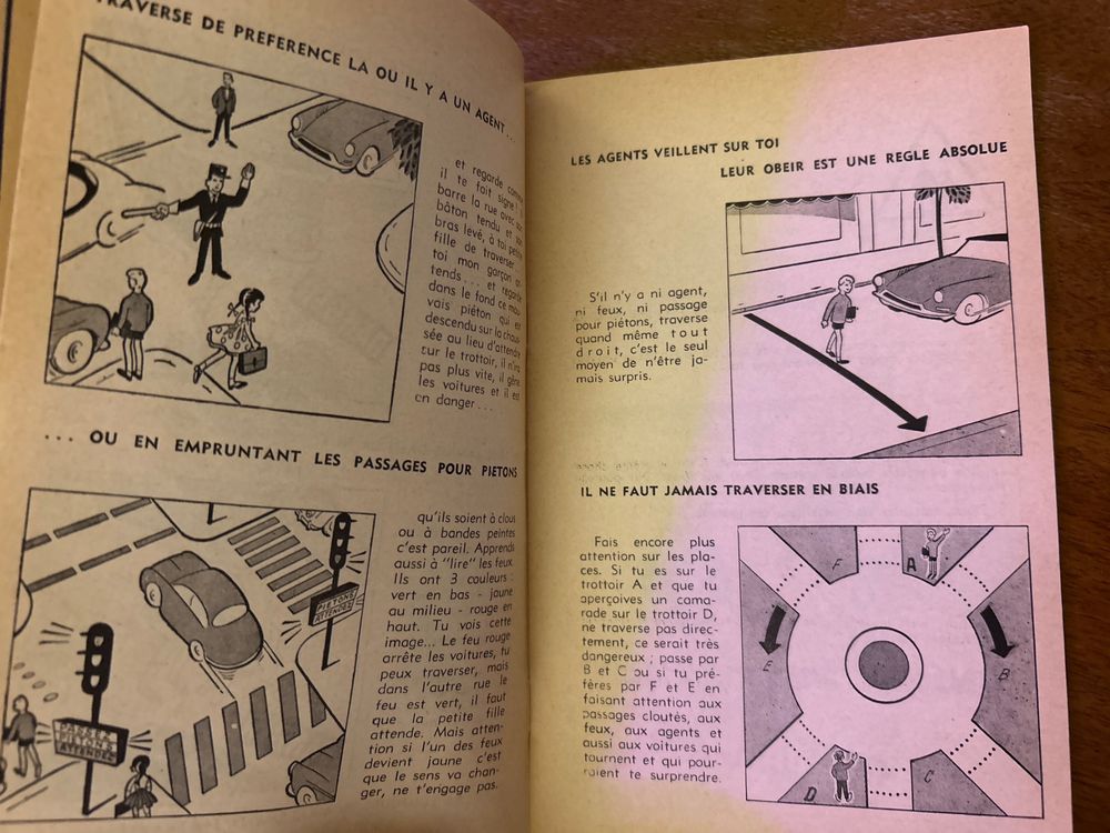 Alte Verkehrserziehungsbroschüre, La Sécurité Routière(3) (Gebraucht ...