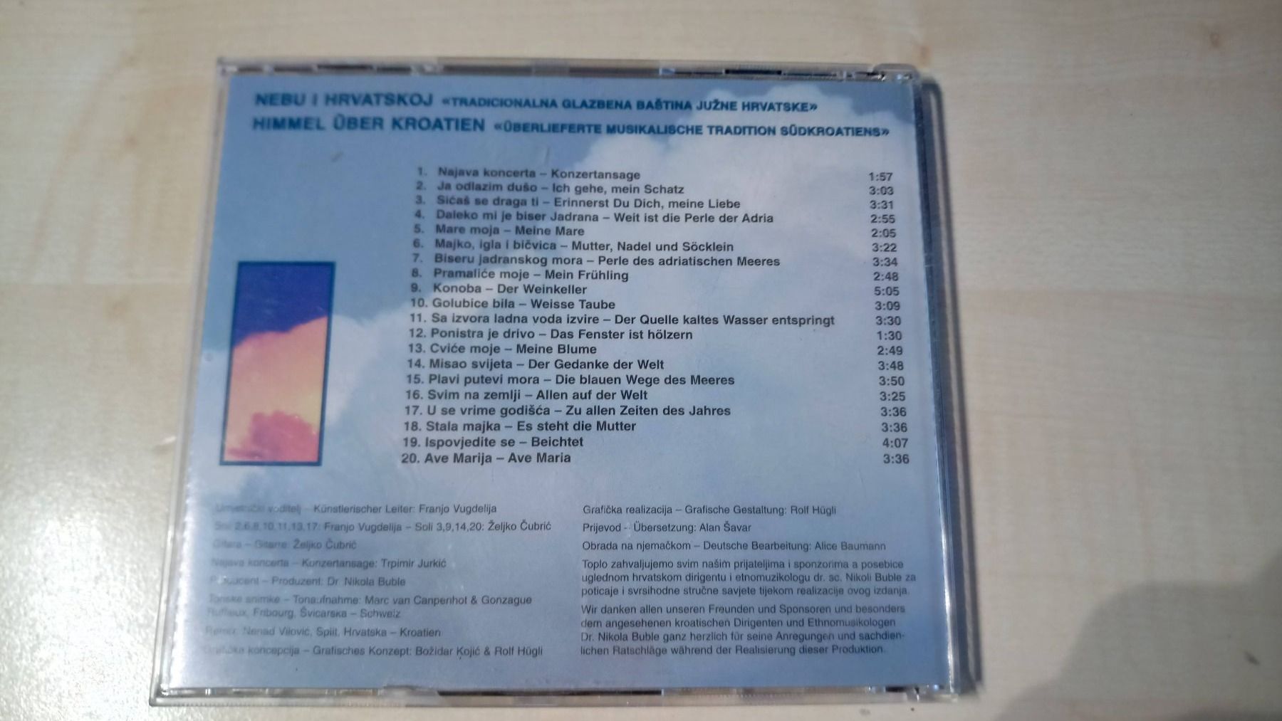 CDs: CD Chorus Croaticus "Nebu I Hrvatskoj", 1996 – Gebraucht aus Guttannen von zuberling 1