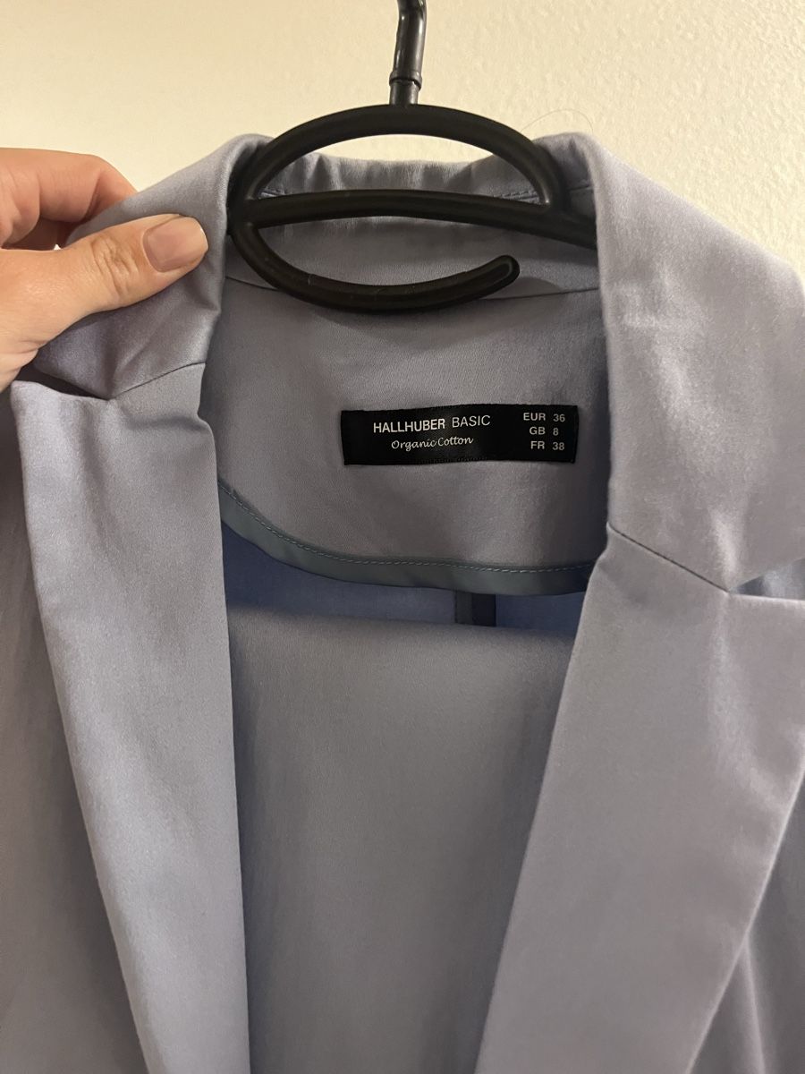 Hallhuber Completi & Tailleur: Damen Blazer + Hose hellblau Grösse 36 – Usato da Schaffhausen venduto da juf_98r9