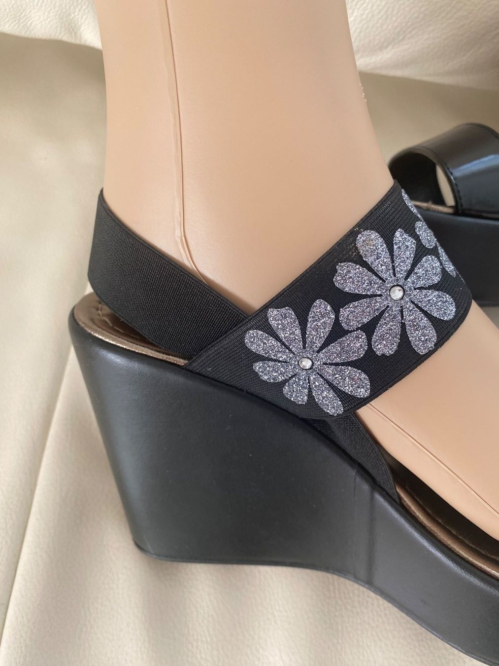 Roberto Santi Damenschuhe: perfekter Auftritt - einzigartiger Sommer-Pumps, nero, 38 – Neu (gemäss Beschreibung) aus Winkel von ferrari2022 6