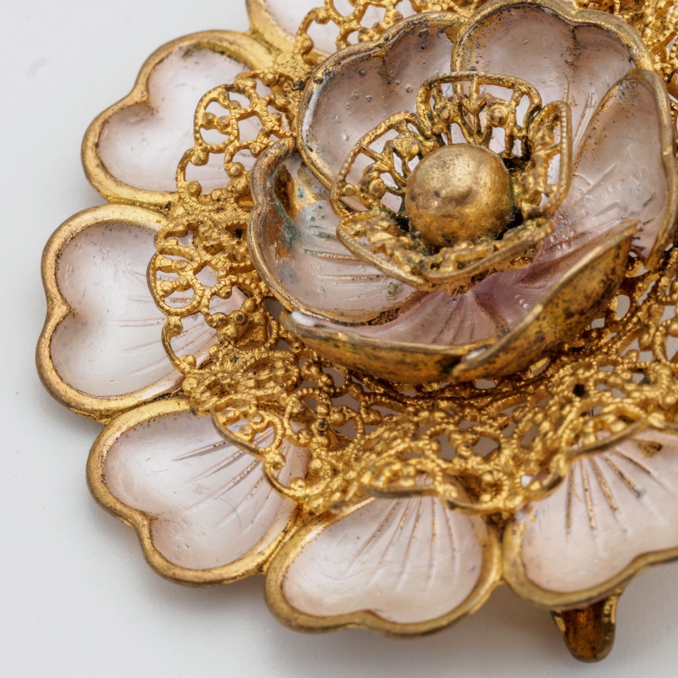 Spille & Fermagli: Antike Gebrüder Neiger Brosche in Blumenform – Usato da Zürich venduto da nostalgic_treasures 3
