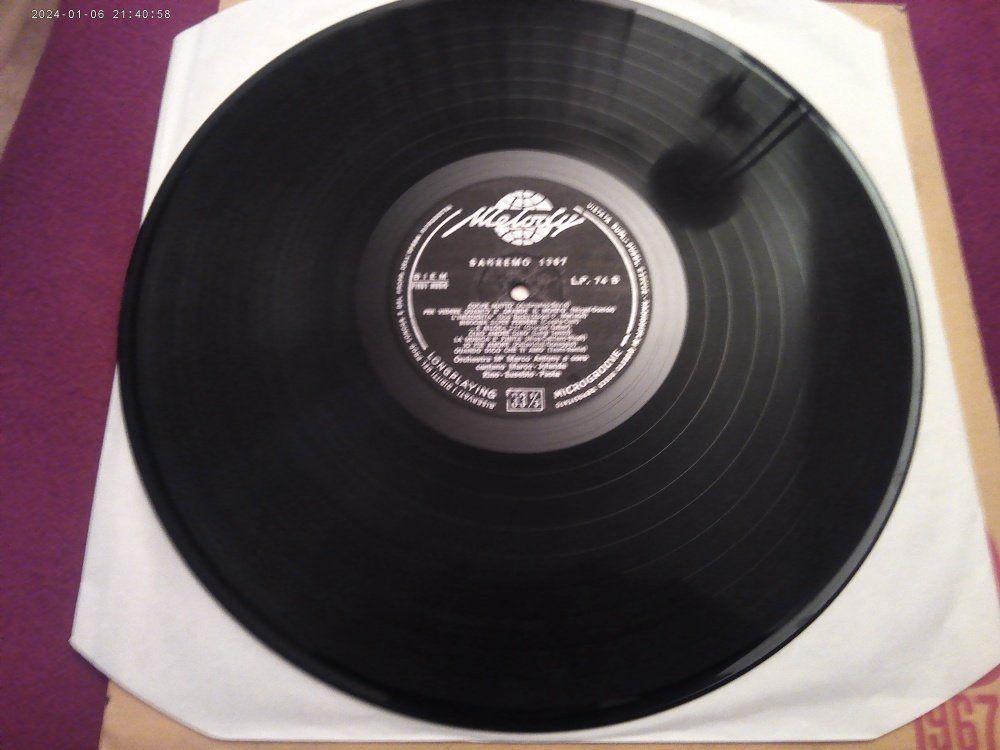 Dischi in vinile: Original Sanremo 1967 Schallplatte - VERLAG -  MELODY – Usato da Volketswil venduto da nemo2000 2
