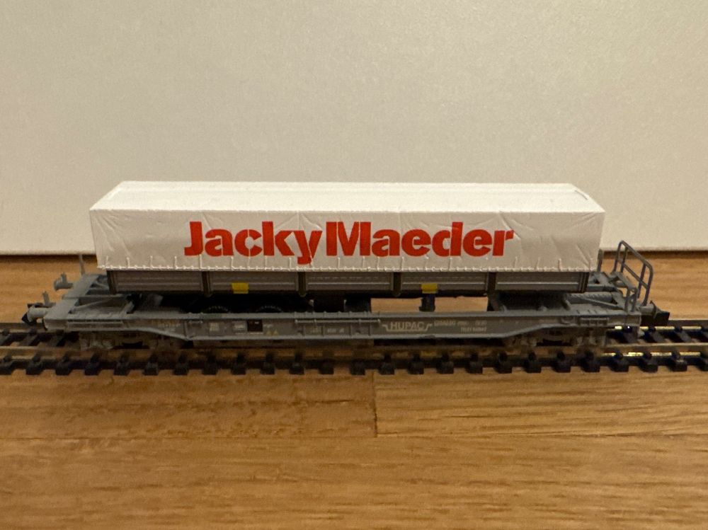 ROCO 46561 WAGON poche HUPAC type Sdkmss PLANZER SBB/CFF/FFS - HO