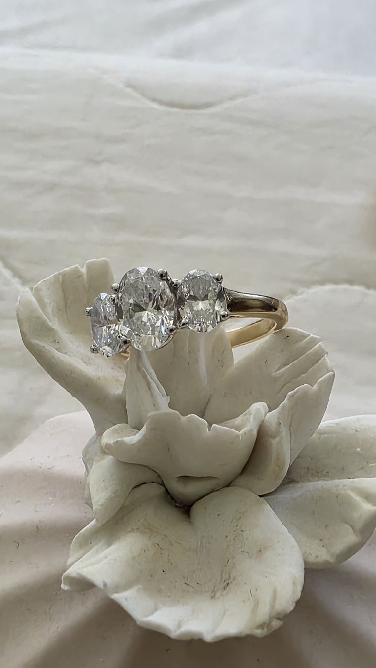 Anelli: Gold Ring mit Diamanten – Nuovo (secondo la descrizione) da Effretikon venduto da rinuom01 3