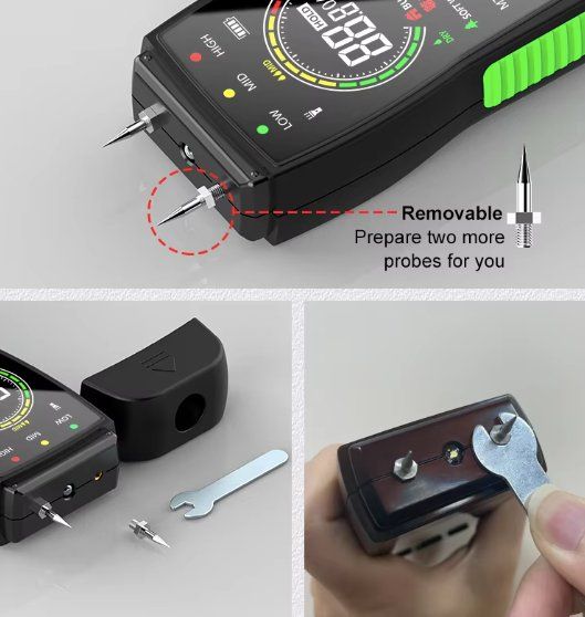 Misurare: Feuchtigkeitsmesser mit Farb-LCD-Display – Nuovo e nell'imballaggio originale da Châtelaine venduto da topshop.switzerland 6
