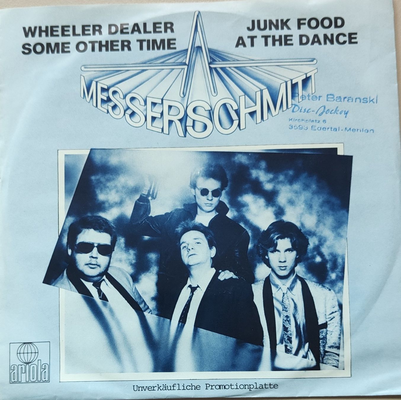 Dischi in vinile: Vinyl-Single Messerschmitt - Some Other Time – Usato da Langenthal venduto da Modo39