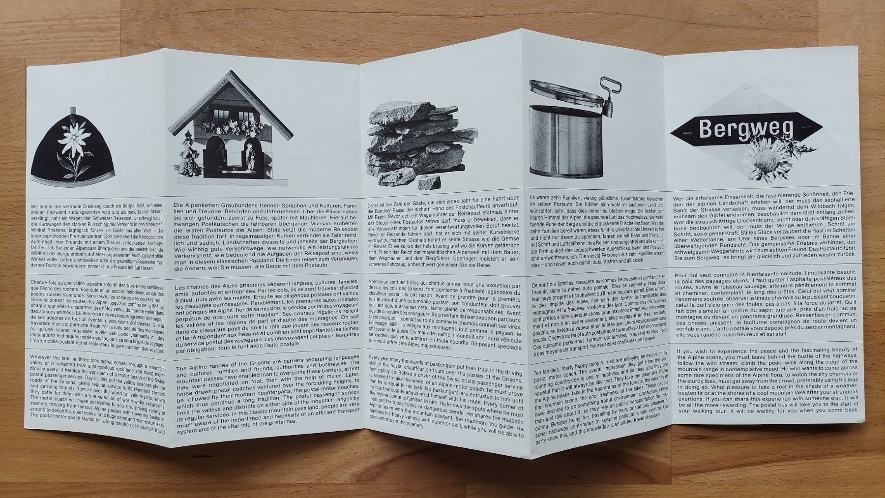 Documenti: 3 alte Prospekte Schweizer Reisepost – Usato da Obfelden venduto da Foto_Bild_Kunst_Buch 5