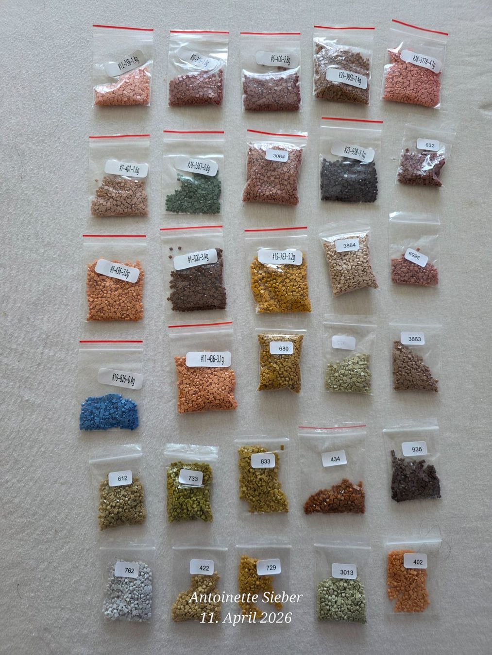 Bastelsets: Diamond Painting 4 Eckige Steine – Neu und originalverpackt aus Salez von muss-ich-haben-02 2
