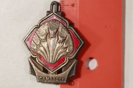 insigne militaire Cambodge Epoque indochine