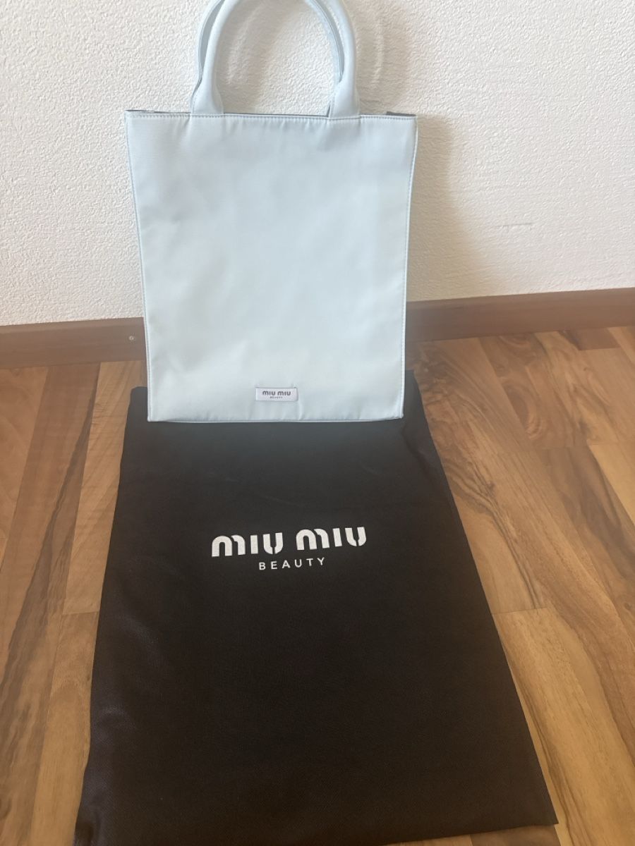 Miu Miu Taschen für Damen: Miu Miu Tasche hellblau Stoff mit Beutel Neu – Neu und originalverpackt aus Gettnau von oli_9vqg
