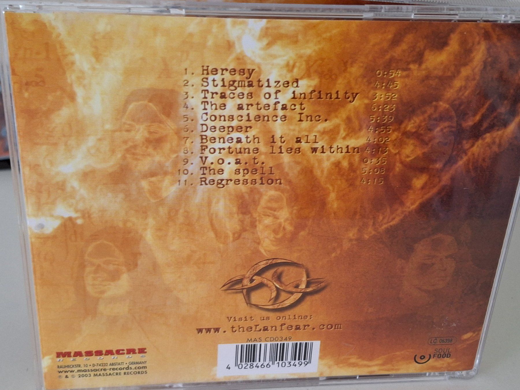 CD: CD Lanfear - The Art Effect - Power Metal – Usato da Aarberg venduto da Jackup1 1