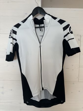 Maillot de cyclisme Assos Cento été, taille M, noir/blanc