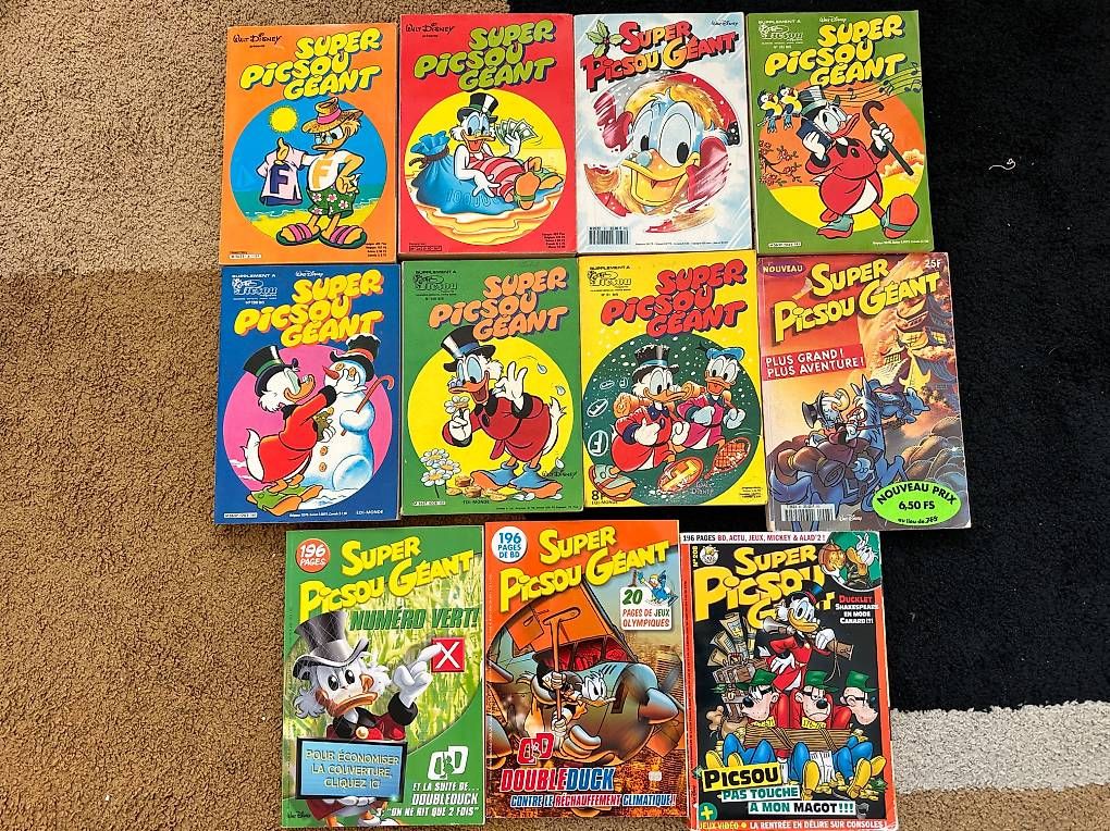 Fumetti: Lot BD 11 Super Picsou Géant – Usato da Pully venduto da dandare