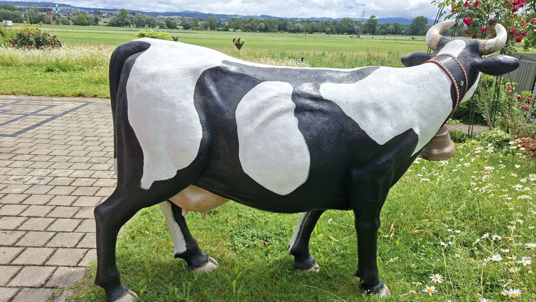 Statuette: Grosse Kunststoff Kuh – Usato da Boswil venduto da trix-niederer 3