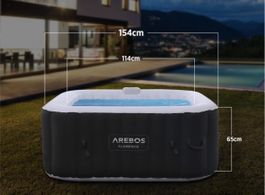 AREBOS Whirlpool / Jacuzzi Florence 4 Personen – ab CHF 1.–