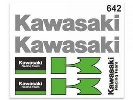 Kawasaki Racing Team Aufkleber Sticker Set 7tg.