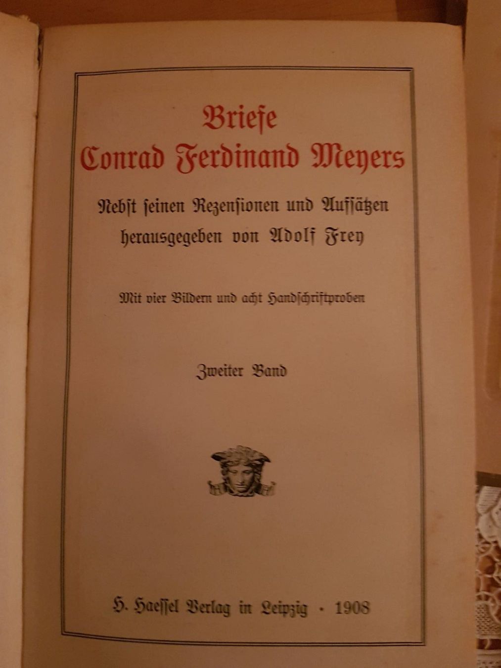 Libri: Briefe  Conrad  Ferdinand  Meyers – Usato da zürich venduto da gabab 5
