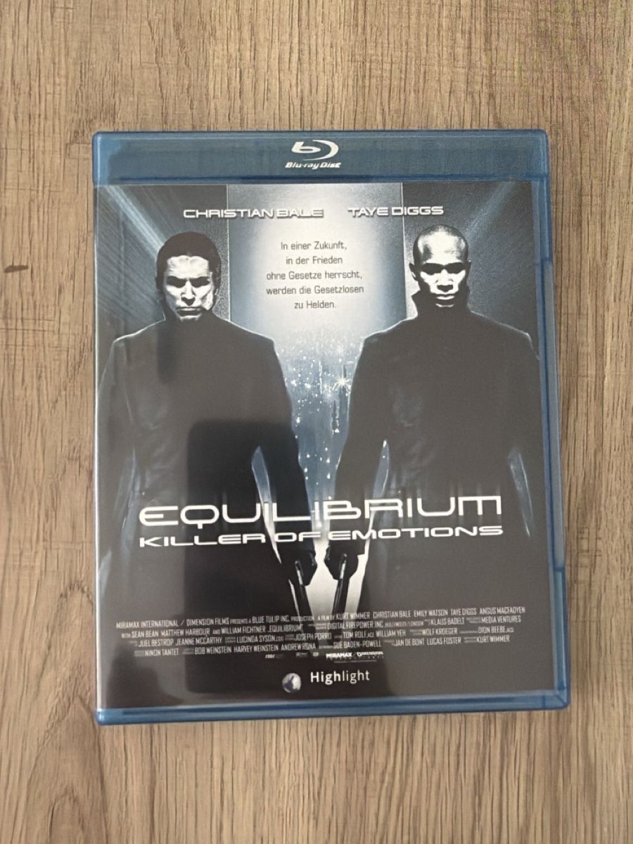 Tutti i DVDs: Equilibrium (2002) BluRay – Usato da Hagendorn venduto da masterchieff