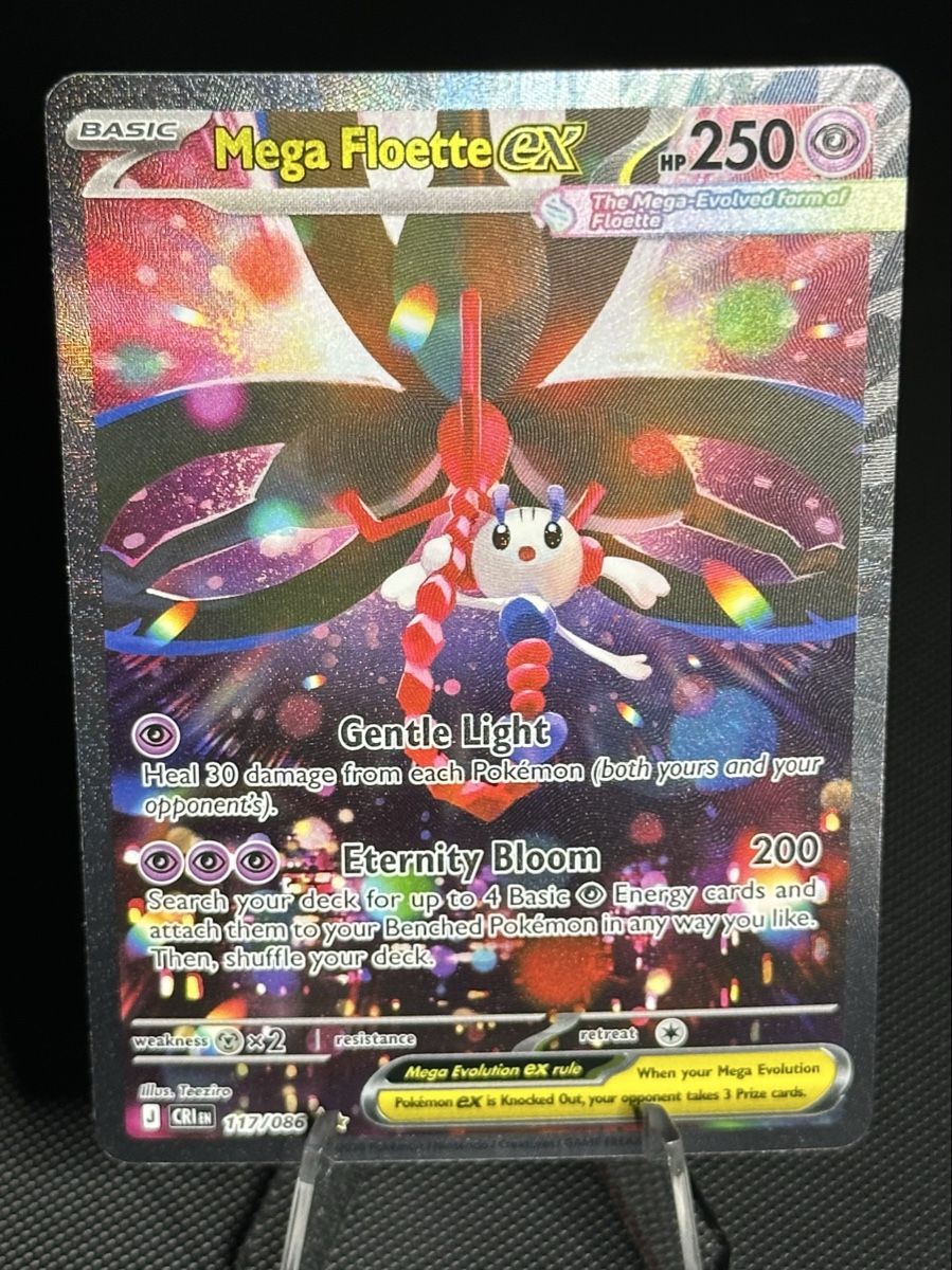 Pokémon Carte collezionabili: Mega Floette ex 117/086 Chaos Rising - SAR – Nuovo (secondo la descrizione) da Untersiggenthal venduto da NP_95
