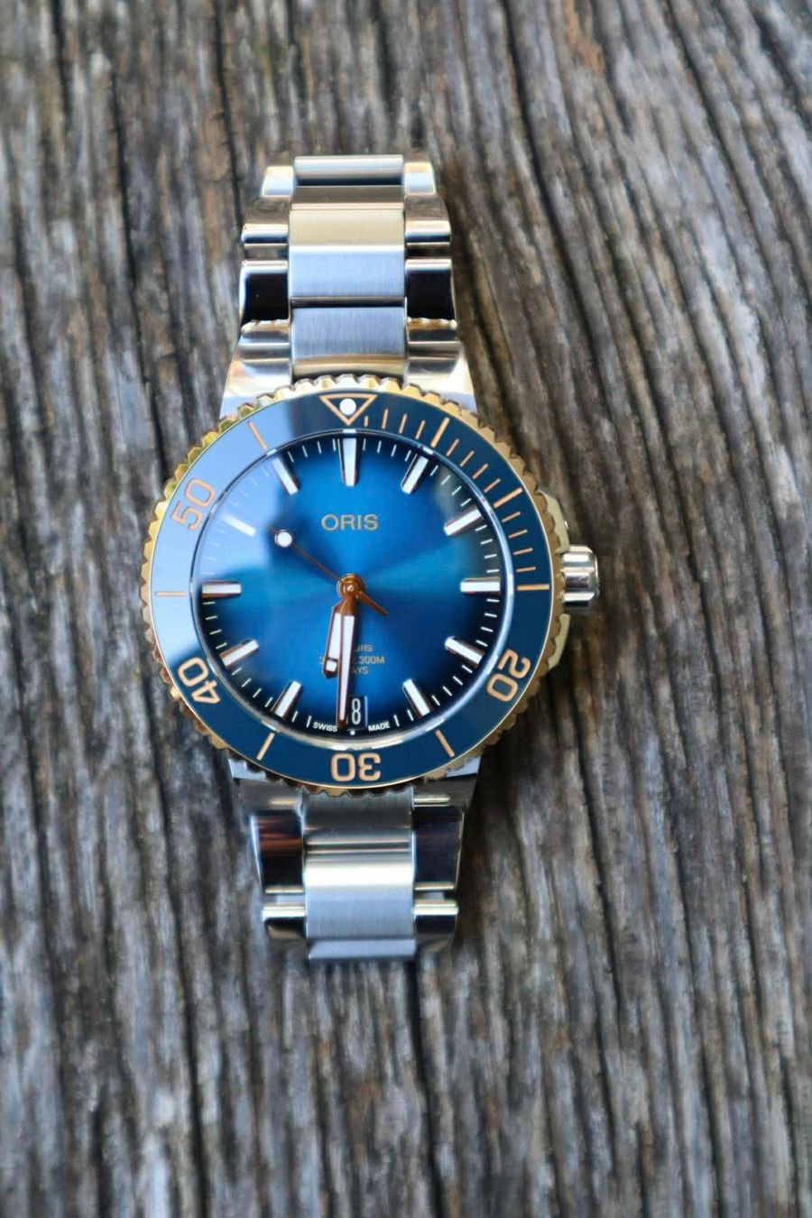 Oris Uhren: Oris Aquis gold bezel – Gebraucht aus Gerlafingen von Thomibasichome 2