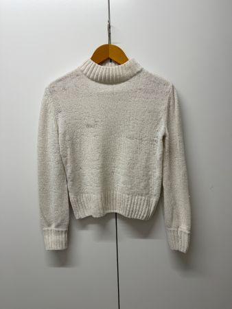 Kuscheliger, warmer Pulli, weiss von Clockhouse, Gr. XS