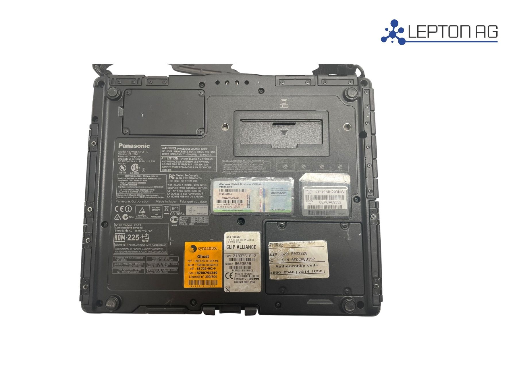 Panasonic Notebooks: Panasonic CF-19MH203NW Toughbook – Gebraucht aus Niederdorf von LeptonAG 6