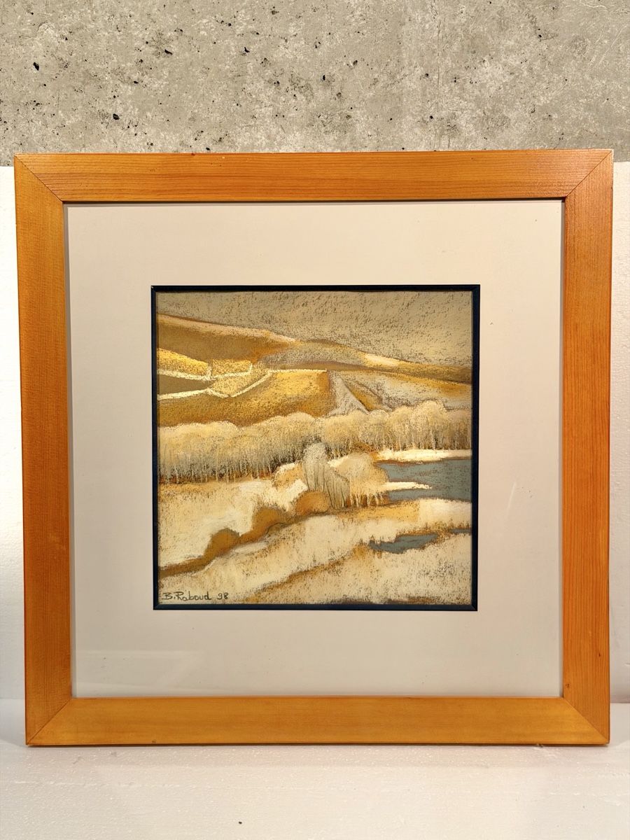 Tableaux: Framed Artwork B. Robaud Landscape Painting – D'occasion à Lausanne par artnouveau05