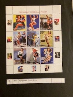 Tutti i francobolli: Kyrgistan, Pinup, – Nuovo (secondo la descrizione) da Domat/Ems venduto da Lareina2015