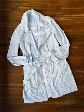 DRYKORN Trenchcoat hellblau / NP 360.- / M