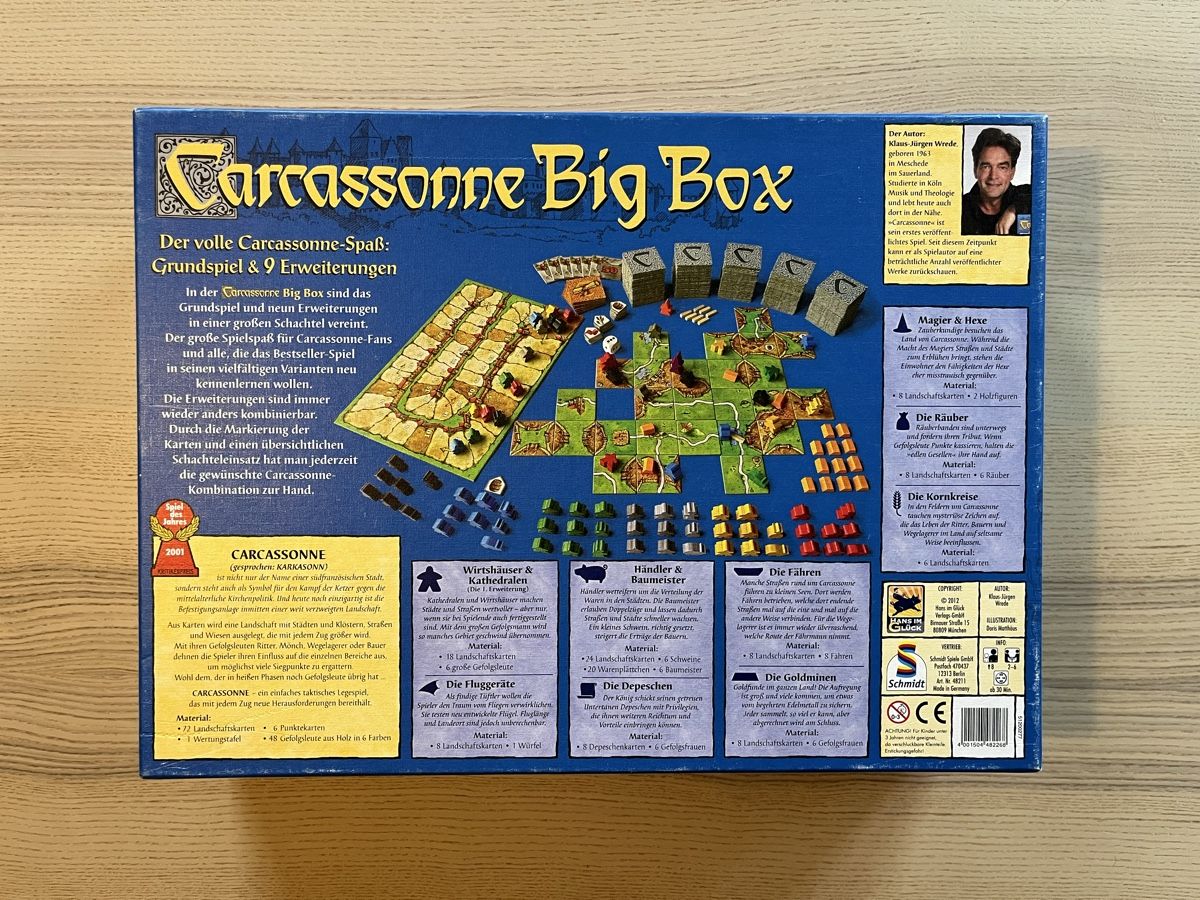 Giochi: Carcassonne Big Box – Usato da Bern venduto da famitro 2