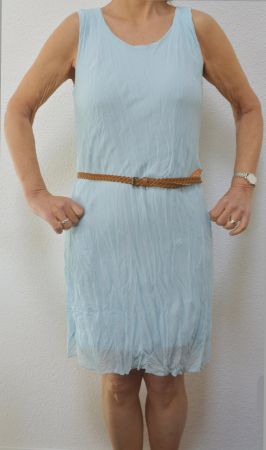 doppellagiges crinkle Kleid, Sommerkleid, Grösse S