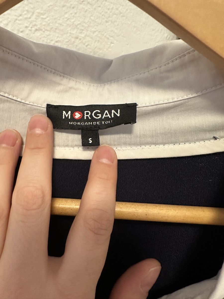 Morgan Pullover & Sweatshirts: Morgan Strickpullover MYLORD, marine/weiss, Gr. S – Gebraucht aus Wetzikon ZH von DiesundDas365 3