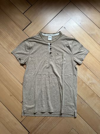 ABERCROMBIE & FITCH - T-Shirt hellbraun meliert S
